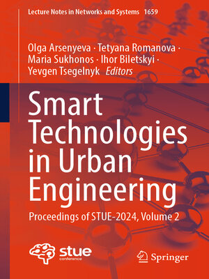 cover image of Smart Technologies in Urban Engineering